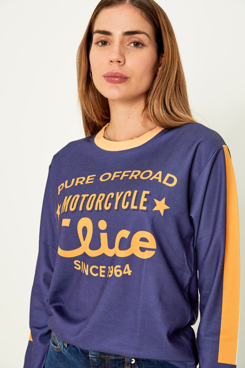 Vintage pure off road jersey (Blue)