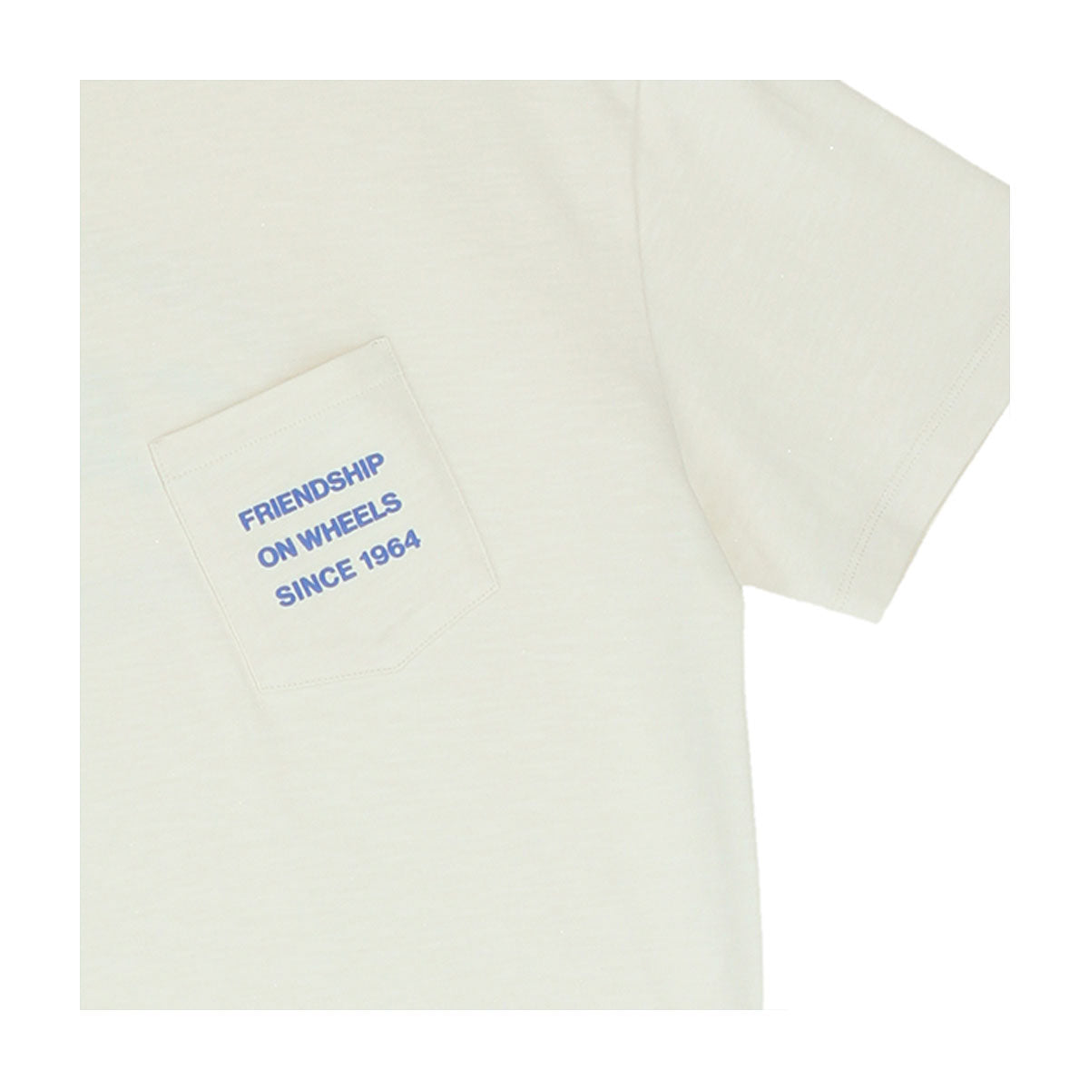 Camiseta bolsillo Friends (Off White)