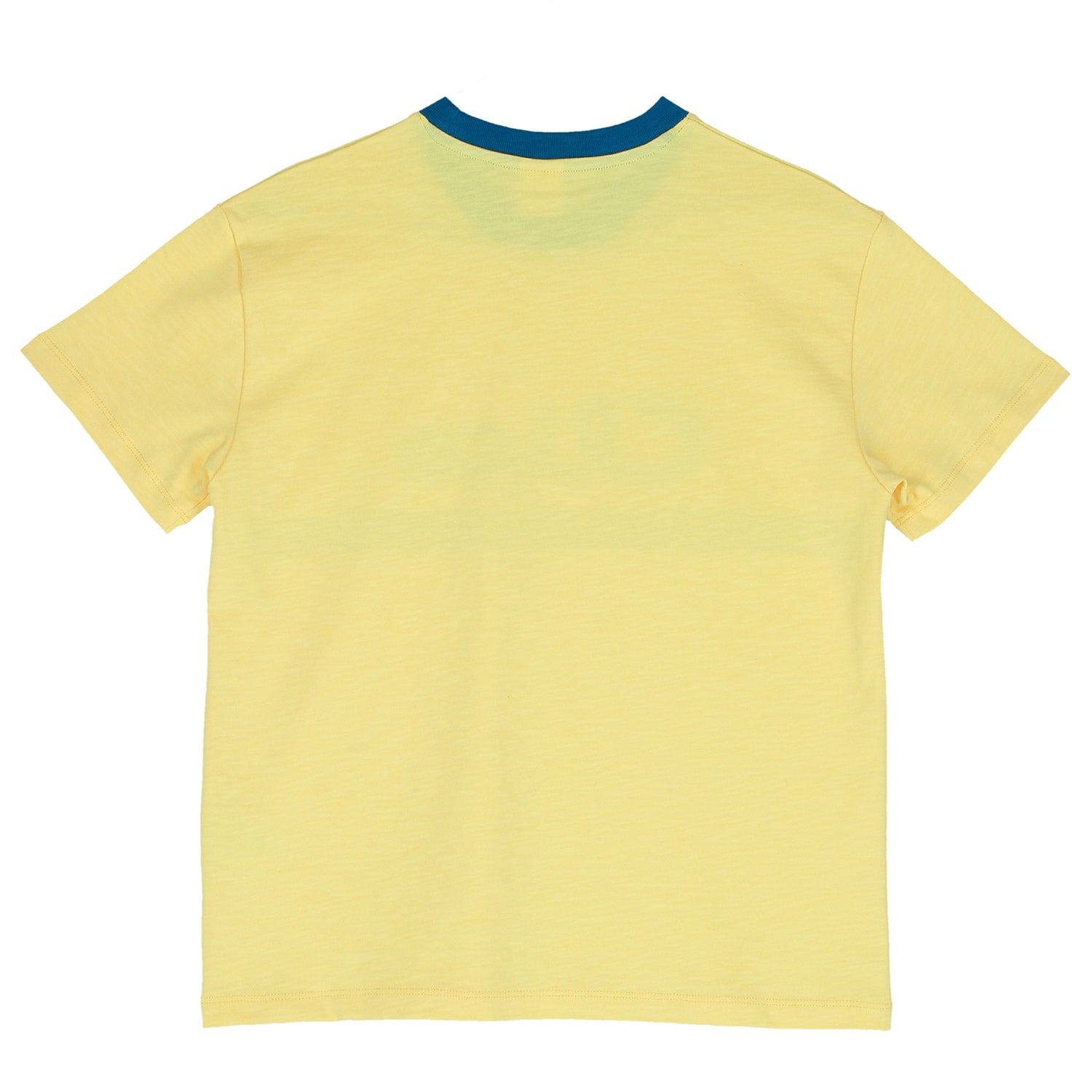 Camiseta logo vintage mujer (Amarillo)