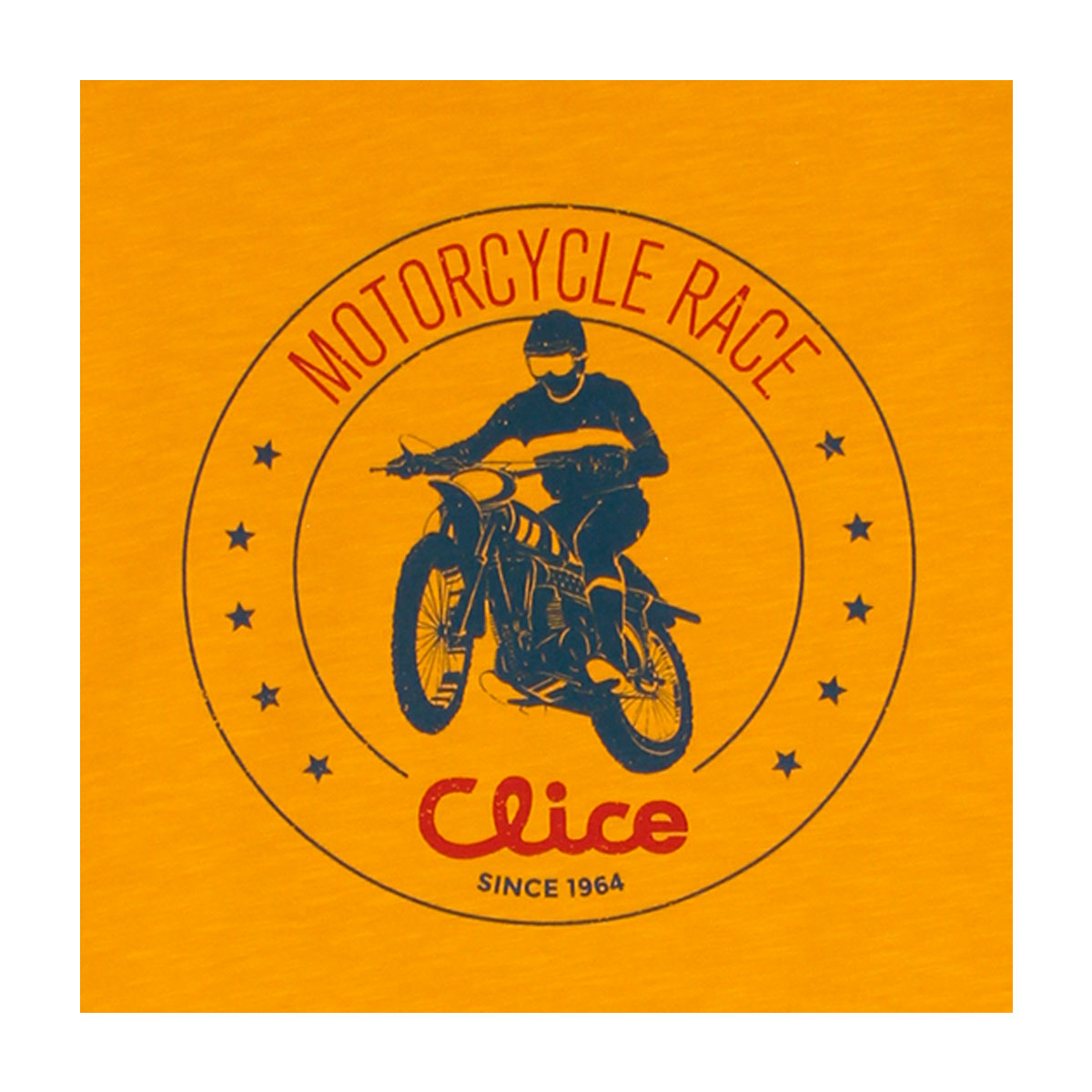 Camiseta Motorcycle Race (Mostaza)