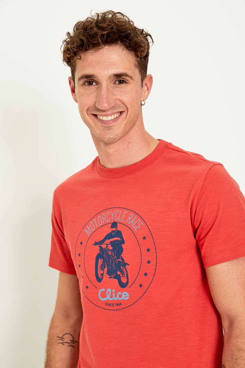 Camiseta Motorcycle Race (Rojo)