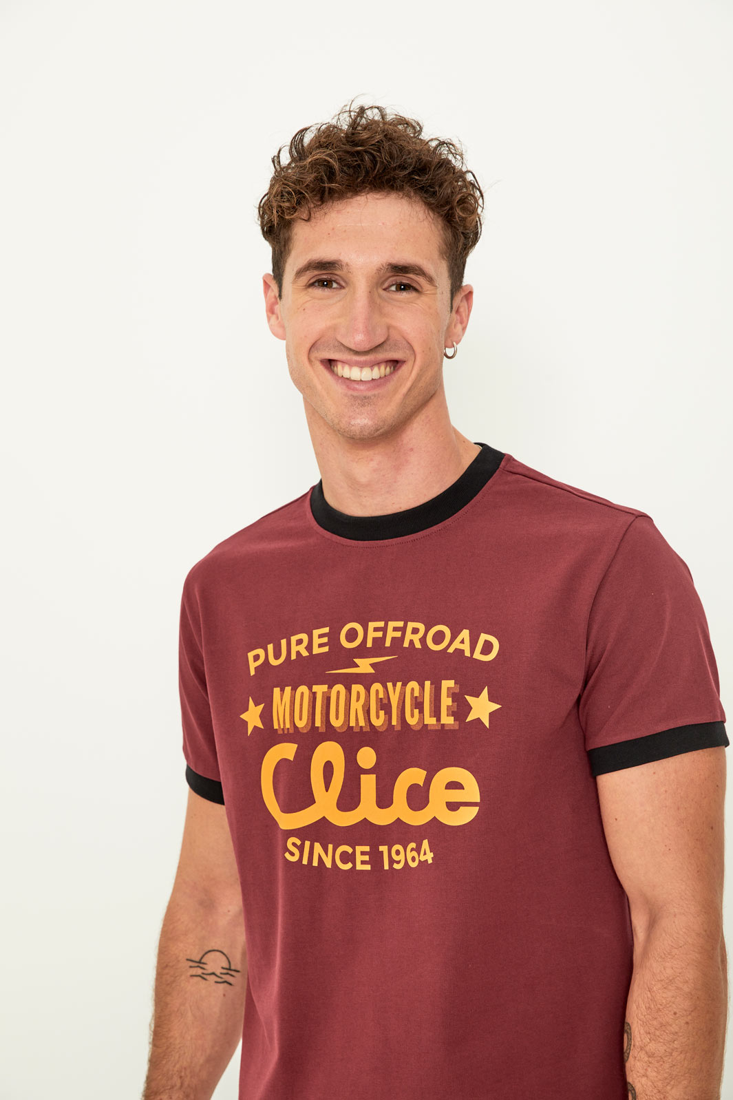 Camiseta Pure Off Road (Burdeos)